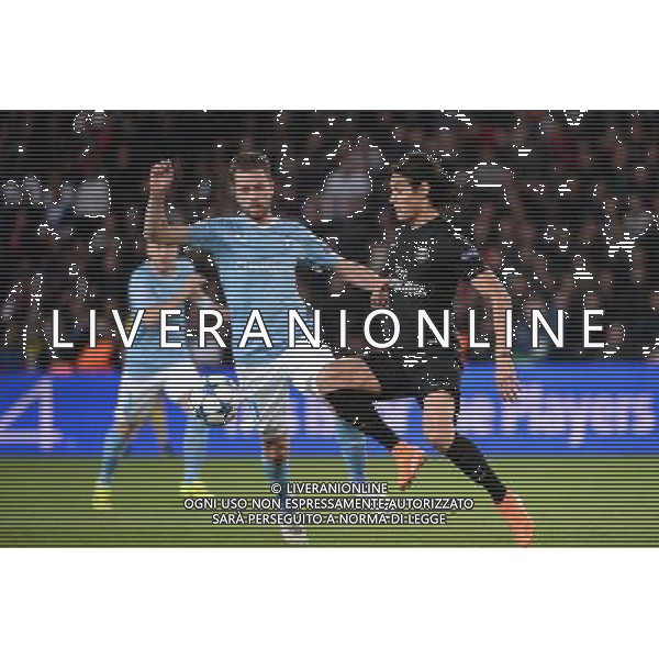 Edinson CAVANI / Kari ARNASON - 15.09.2015 - PSG / Malmo - 1ere journee Champions League Photo : Nolwenn Le Gouic / Icon Sport AG ALDO LIVERANI SAS ONLY ITALY