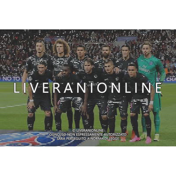 equipe PSG - 15.09.2015 - PSG / Malmo - 1ere journee Champions League Photo : Nolwenn Le Gouic / Icon Sport AG ALDO LIVERANI SAS ONLY ITALY