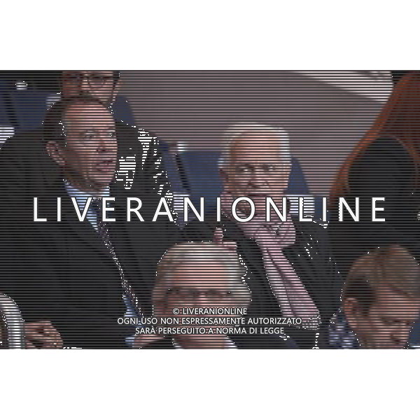 Robin LEPROUX / Philippe LABRO - 15.09.2015 - PSG / Malmo - 1ere journee Champions League Photo : Nolwenn Le Gouic / Icon Sport AG ALDO LIVERANI SAS ONLY ITALY
