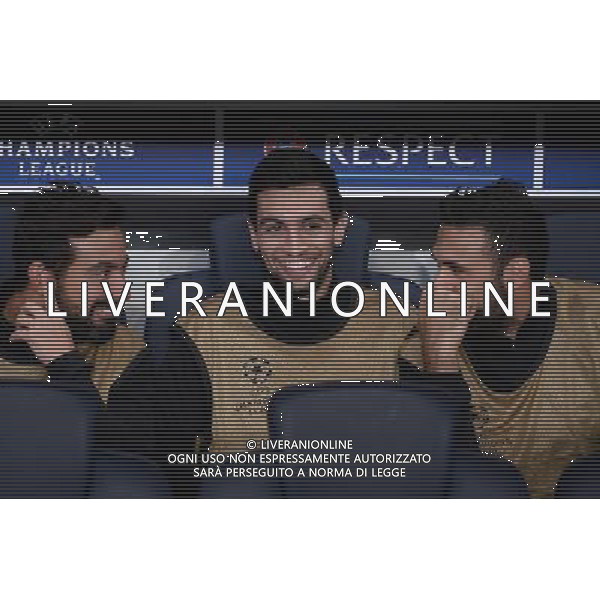 Salvatore SIRIGU / Javier PASTORE / Ezequiel LAVEZZI - 15.09.2015 - PSG / Malmo - 1ere journee Champions League Photo : Nolwenn Le Gouic / Icon Sport AG ALDO LIVERANI SAS ONLY ITALY