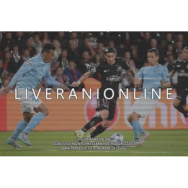 Angel DI MARIA / Felipe CARVALHO / Yoshimar YOTUN - 15.09.2015 - PSG / Malmo - 1ere journee Champions League Photo : Nolwenn Le Gouic / Icon Sport AG ALDO LIVERANI SAS ONLY ITALY