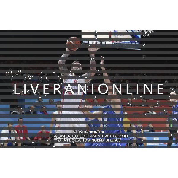 Miroslav Raduljica - 16.09.2015 - Serbie / Republique Tcheque - 1/4Finale Euro Basket 2015 -Lille Photo : Massimo Ceretti / Icon Sport AG ALDO LIVERANI SAS ONLY ITALY
