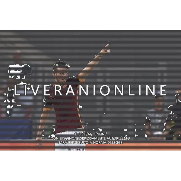 Roma - 16/09/2015 - Stadio Olimpico - Uefa Champions League 2015/2016 - Gruppo E - AS Roma vs Barcellona - nella foto: Alessandro Florenzi / Ph Fabrizio Corradetti - Ag. Aldo Liverani sas