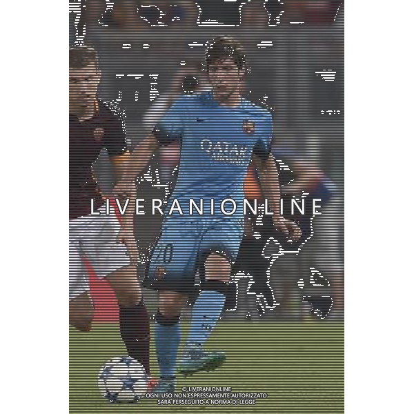Roma - 16/09/2015 - Stadio Olimpico - Uefa Champions League 2015/2016 - Gruppo E - AS Roma vs Barcellona - nella foto: Sergi Roberto / Ph Fabrizio Corradetti - Ag. Aldo Liverani sas