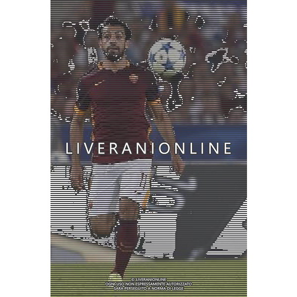 Roma - 16/09/2015 - Stadio Olimpico - Uefa Champions League 2015/2016 - Gruppo E - AS Roma vs Barcellona - nella foto: Mohamed Salah / Ph Fabrizio Corradetti - Ag. Aldo Liverani sas
