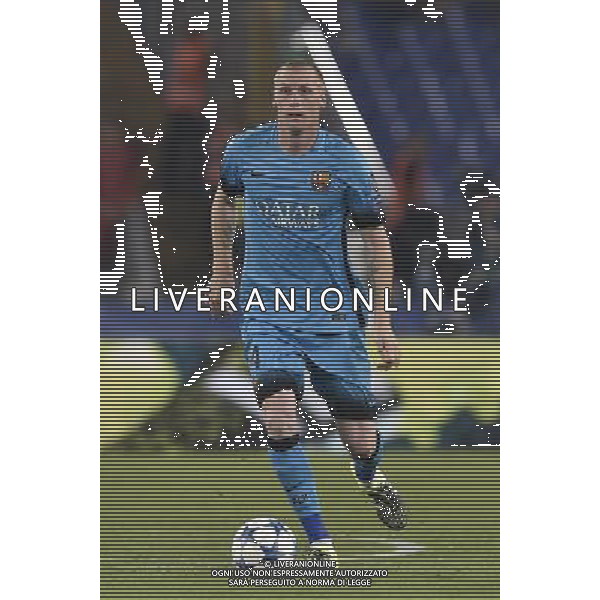Roma - 16/09/2015 - Stadio Olimpico - Uefa Champions League 2015/2016 - Gruppo E - AS Roma vs Barcellona - nella foto: Jeremy Mathieu / Ph Fabrizio Corradetti - Ag. Aldo Liverani sas