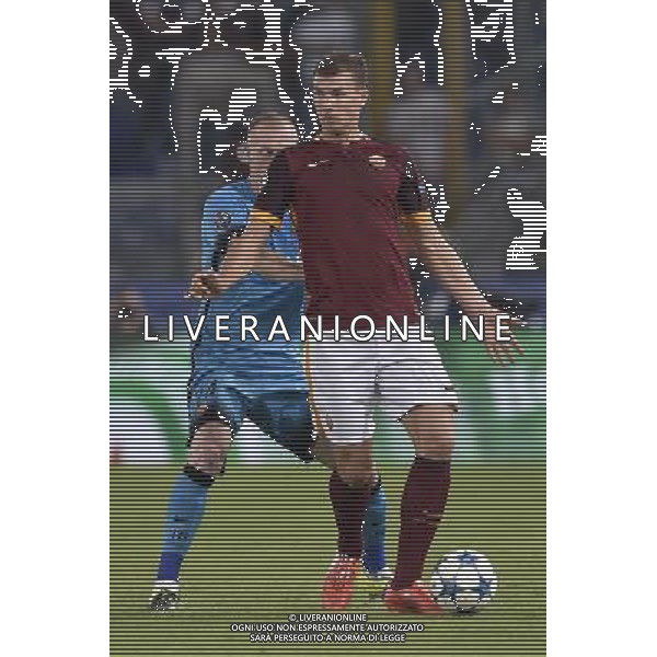Roma - 16/09/2015 - Stadio Olimpico - Uefa Champions League 2015/2016 - Gruppo E - AS Roma vs Barcellona - nella foto: Edin Dzeko / Ph Fabrizio Corradetti - Ag. Aldo Liverani sas