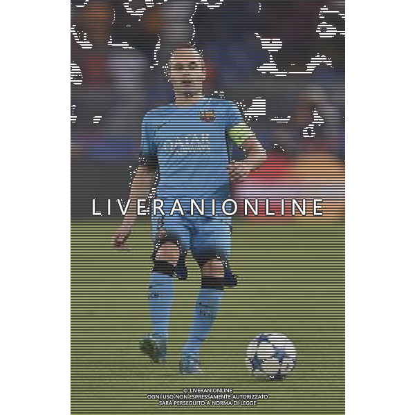 Roma - 16/09/2015 - Stadio Olimpico - Uefa Champions League 2015/2016 - Gruppo E - AS Roma vs Barcellona - nella foto: Andres Iniesta / Ph Fabrizio Corradetti - Ag. Aldo Liverani sas