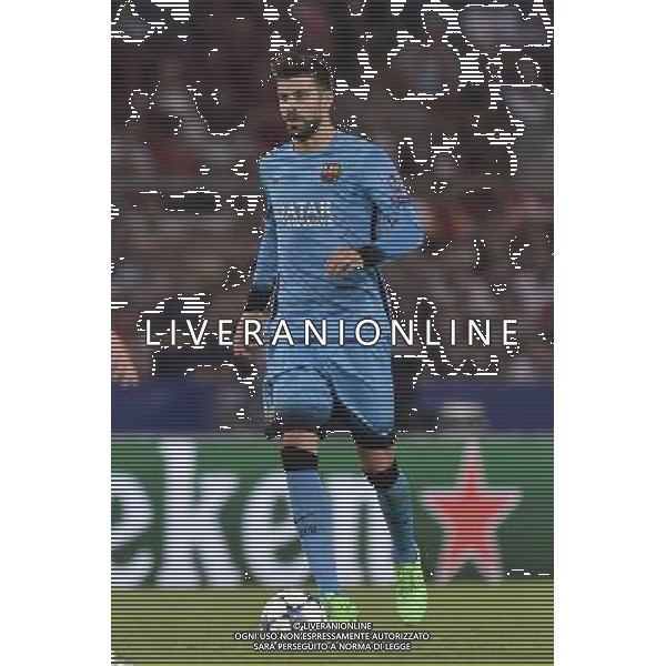 Roma - 16/09/2015 - Stadio Olimpico - Uefa Champions League 2015/2016 - Gruppo E - AS Roma vs Barcellona - nella foto: Gerard Pique\' / Ph Fabrizio Corradetti - Ag. Aldo Liverani sas