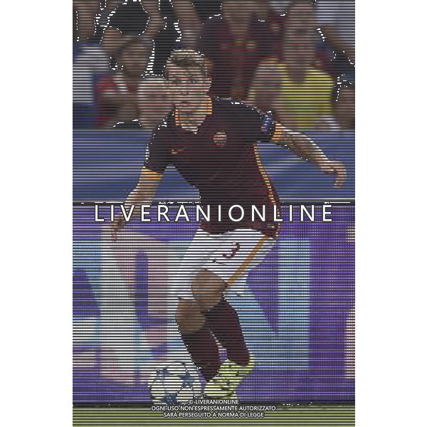 Roma - 16/09/2015 - Stadio Olimpico - Uefa Champions League 2015/2016 - Gruppo E - AS Roma vs Barcellona - nella foto: Lucas Digne / Ph Fabrizio Corradetti - Ag. Aldo Liverani sas