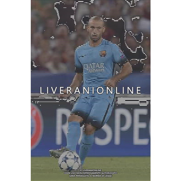 Roma - 16/09/2015 - Stadio Olimpico - Uefa Champions League 2015/2016 - Gruppo E - AS Roma vs Barcellona - nella foto: Javier Mascherano / Ph Fabrizio Corradetti - Ag. Aldo Liverani sas