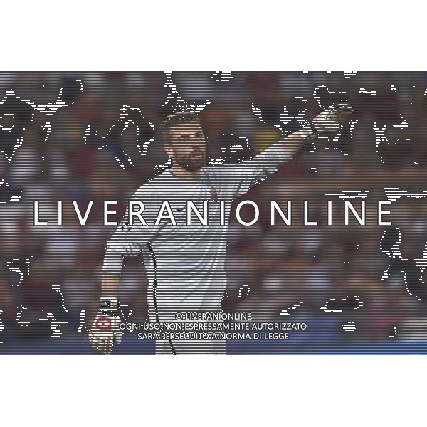Roma - 16/09/2015 - Stadio Olimpico - Uefa Champions League 2015/2016 - Gruppo E - AS Roma vs Barcellona - nella foto: Morgan De Sanctis / Ph Fabrizio Corradetti - Ag. Aldo Liverani sas