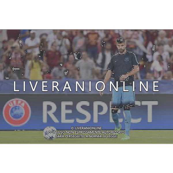 Roma - 16/09/2015 - Stadio Olimpico - Uefa Champions League 2015/2016 - Gruppo E - AS Roma vs Barcellona - nella foto: Gerard Pique\' / Ph Fabrizio Corradetti - Ag. Aldo Liverani sas