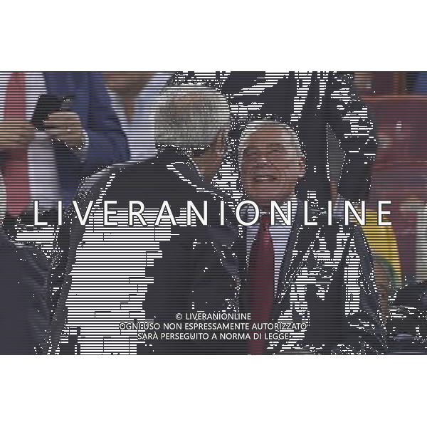 Roma - 16/09/2015 - Stadio Olimpico - Uefa Champions League 2015/2016 - Gruppo E - AS Roma vs Barcellona - nella foto: Pietro Grasso in tribuna / Ph Fabrizio Corradetti - Ag. Aldo Liverani sas
