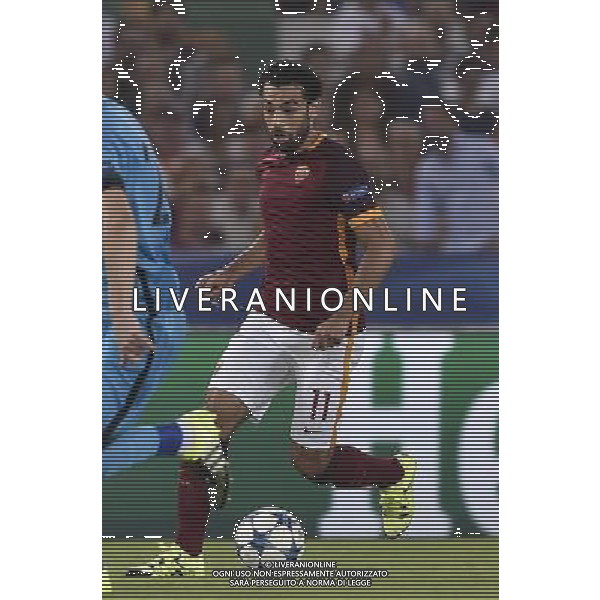 Roma - 16/09/2015 - Stadio Olimpico - Uefa Champions League 2015/2016 - Gruppo E - AS Roma vs Barcellona - nella foto: Mohamed Salah / Ph Fabrizio Corradetti - Ag. Aldo Liverani sas
