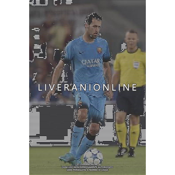 Roma - 16/09/2015 - Stadio Olimpico - Uefa Champions League 2015/2016 - Gruppo E - AS Roma vs Barcellona - nella foto: Sergio Busquets / Ph Fabrizio Corradetti - Ag. Aldo Liverani sas