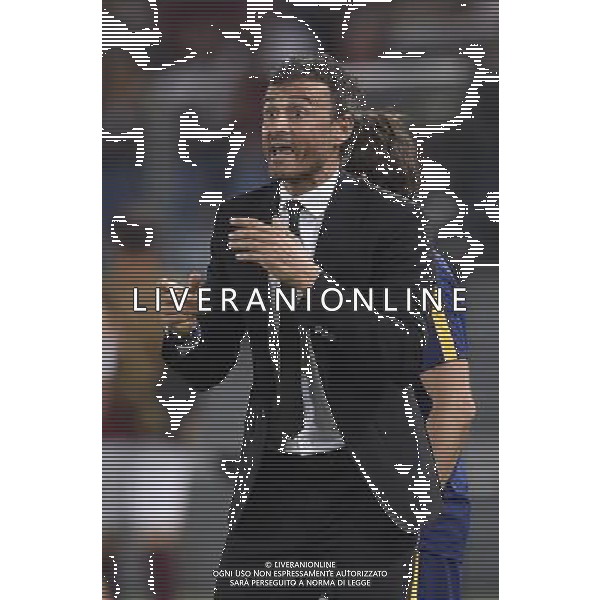 Roma - 16/09/2015 - Stadio Olimpico - Uefa Champions League 2015/2016 - Gruppo E - AS Roma vs Barcellona - nella foto: Luis Enrique / Ph Fabrizio Corradetti - Ag. Aldo Liverani sas