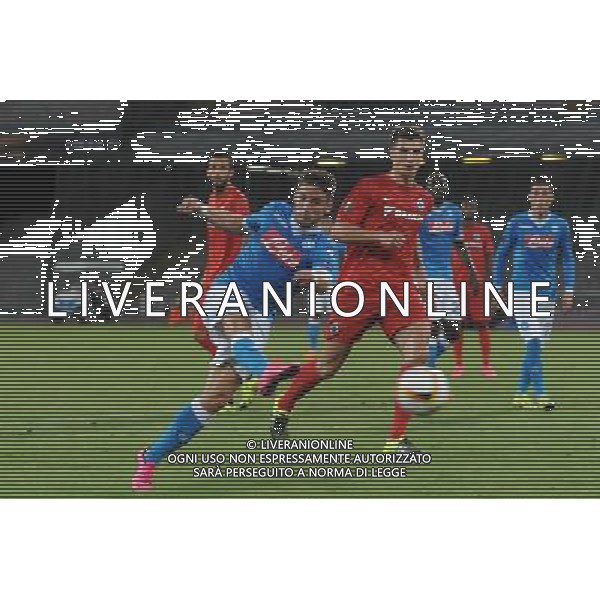 NAPOLI, CLUB BRUGGE 17-09-2015 NELLA FOTO: GOL MERTENS FOTO MOSCA- AG.LIVERANI