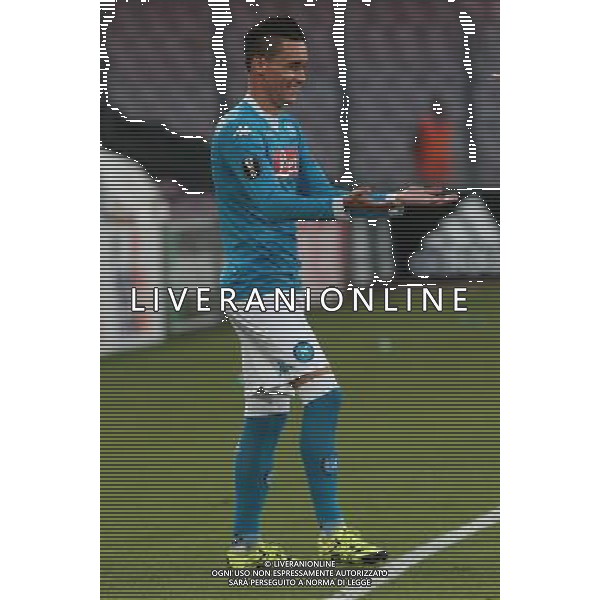 NAPOLI, CLUB BRUGGE 17-09-2015 NELLA FOTO: ESULTANZA CALLEJON FOTO MOSCA- AG.LIVERANI