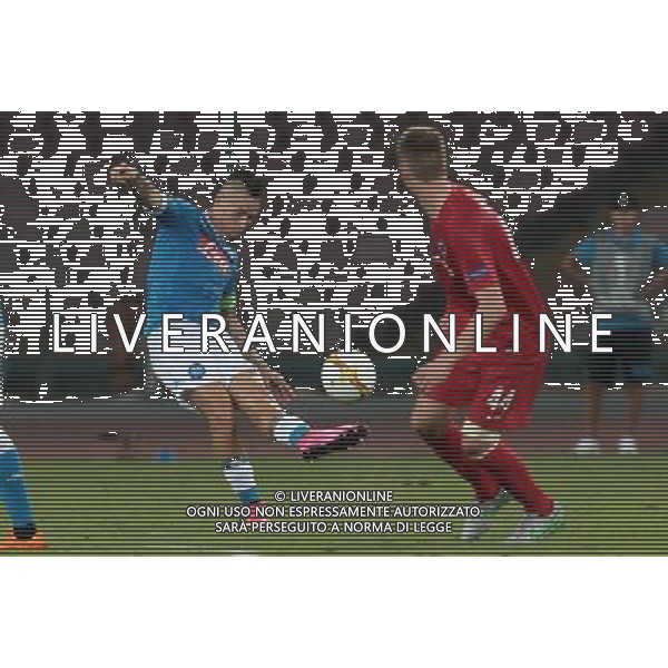 NAPOLI, CLUB BRUGGE europa league 17-09-2015 NELLA FOTO: HAMSIK FOTO MOSCA-AG LIVERANI