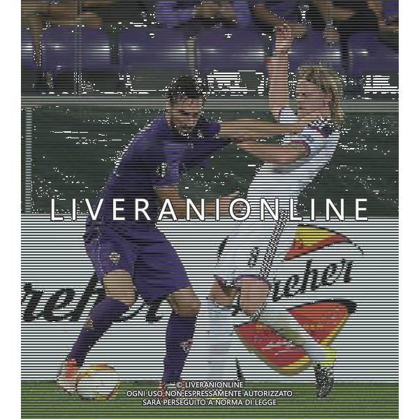 UEFA Europa League 2015/2016 Gruppo I Firenze - 17.09.2015 Fiorentina-Basilea Nella Foto:astori-bjarnason /Ph.Vitez-Ag. Aldo Liverani