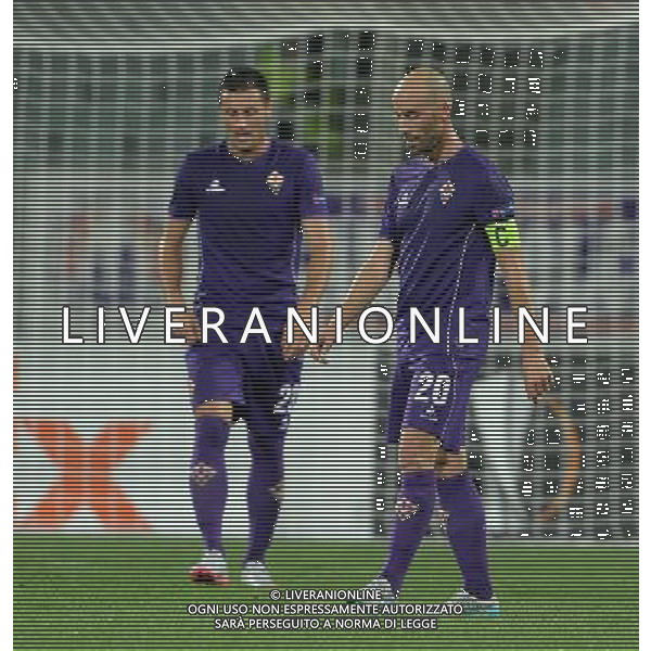 UEFA Europa League 2015/2016 Gruppo I Firenze - 17.09.2015 Fiorentina-Basilea Nella Foto:delusione borja valero e pasqual /Ph.Vitez-Ag. Aldo Liverani