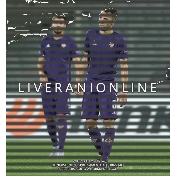 UEFA Europa League 2015/2016 Gruppo I Firenze - 17.09.2015 Fiorentina-Basilea Nella Foto:delusione badelj e tomovic /Ph.Vitez-Ag. Aldo Liverani