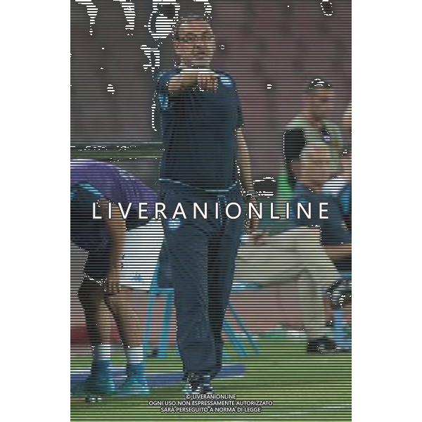 NAPOLI BRUGGE EUROPALEAGUE 17-09-2015 NELLA FOTO: MAURIZIO SARRI FOTO MOSCA- AG.LIVERANI