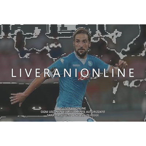 NAPOLI BRUGGE EUROPALEAGUE 17-09-2015 NELLA FOTO: GONZALO HIGUAIN FOTO MOSCA- AG.LIVERANI