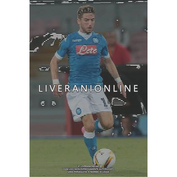 NAPOLI BRUGGE EUROPALEAGUE 17-09-2015 NELLA FOTO: DRIES MERTENS FOTO MOSCA- AG.LIVERANI