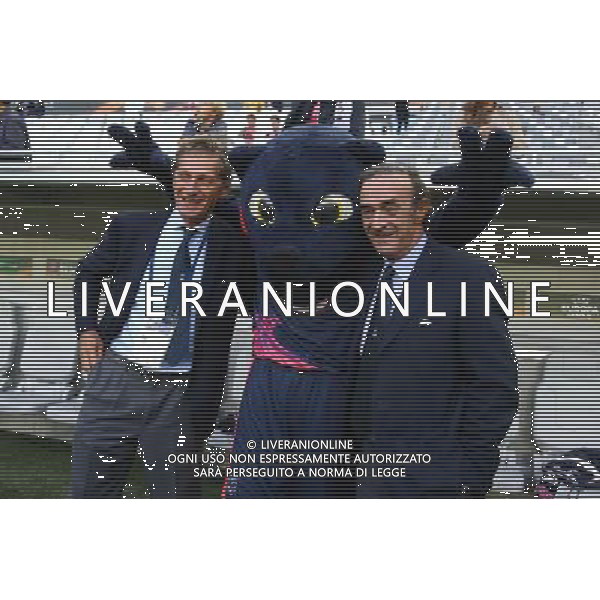 Nicolas de Tavernost / Mascotte BenGi / Jean Louis Triaud - 17.09.2015 - Bordeaux / Liverpool - Europa League Photo : Manuel Blondeau / Icon Sport AG ALDO LIVERANI SAS ONLY ITALY