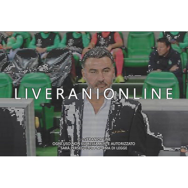 Christophe GALTIER - 17.09.2015 - Saint Etienne / Rosenborg - Europa League Photo : Jean Paul Thomas / Icon Sport *** Local Caption *** AG ALDO LIVERANI SAS ONLY ITALY *** Local Caption *** AG ALDO LIVERANI SAS ONLY ITALY