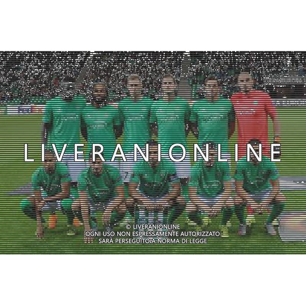 EQUIPE DE SAINT ETIENNE - 17.09.2015 - Saint Etienne / Rosenborg - Europa League Photo : Jean Paul Thomas / Icon Sport *** Local Caption *** AG ALDO LIVERANI SAS ONLY ITALY *** Local Caption *** AG ALDO LIVERANI SAS ONLY ITALY