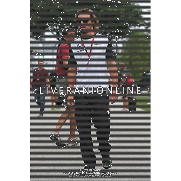 Fernando Alonso (ESP) McLaren. 17.09.2015. Formula 1 World Championship, Rd 13, Singapore Grand Prix, Singapore, Singapore, Preparation Day. AG ALDO LIVERANI SAS ONLY ITALY