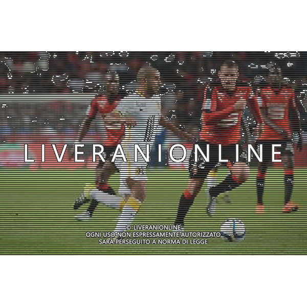Sylvain ARMAND / Mounir OBBADI - 18.09.2015 - Rennes / Lille - 6eme journee Ligue 1 Photo : Nolwenn Le Gouic / Icon Sport AG ALDO LIVERANI SAS ONLY ITALY