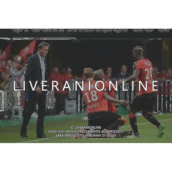 joie Giovanni SIO / Philippe MONTANIER - 18.09.2015 - Rennes / Lille - 6eme journee Ligue 1 Photo : Nolwenn Le Gouic / Icon Sport AG ALDO LIVERANI SAS ONLY ITALY