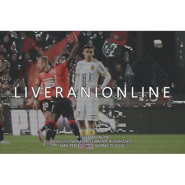 joie Paul Georges NTEP / deception Sofiane BOUFAL - 18.09.2015 - Rennes / Lille - 6eme journee Ligue 1 Photo : Nolwenn Le Gouic / Icon Sport AG ALDO LIVERANI SAS ONLY ITALY