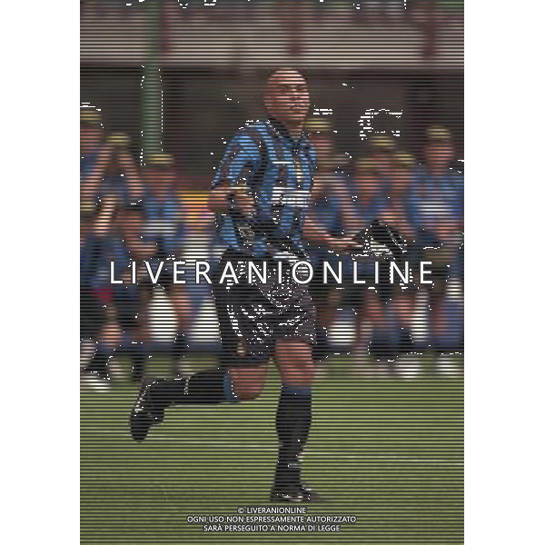 1997 PRESENTAZIONE DI RONALDO INTER NELLA FOTO Ronaldo Luís Nazário de Lima AG ALDO LIVERANI SAS