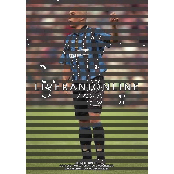 1997 PRESENTAZIONE DI RONALDO INTER NELLA FOTO Ronaldo Luís Nazário de Lima AG ALDO LIVERANI SAS