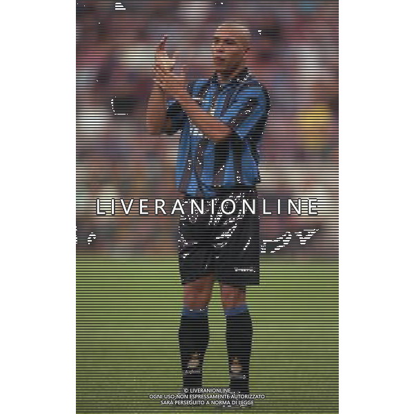 1997 PRESENTAZIONE DI RONALDO INTER NELLA FOTO Ronaldo Luís Nazário de Lima AG ALDO LIVERANI SAS
