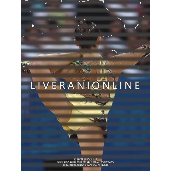 Giochi Olimpici Atene 2004 Ginnastica ritmica nella foto Kabaeva Alina ph marco luzzani/ag aldo liverani s.a.s. 