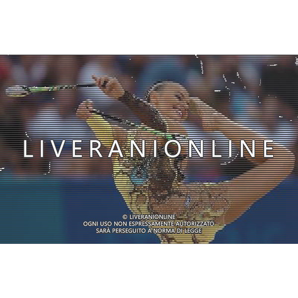 Giochi Olimpici Atene 2004 Ginnastica ritmica nella foto Kabaeva Alina ph marco luzzani/ag aldo liverani s.a.s. 