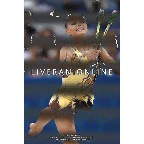 Giochi Olimpici Atene 2004 Ginnastica ritmica nella foto Kabaeva Alina ph marco luzzani/ag aldo liverani s.a.s. 