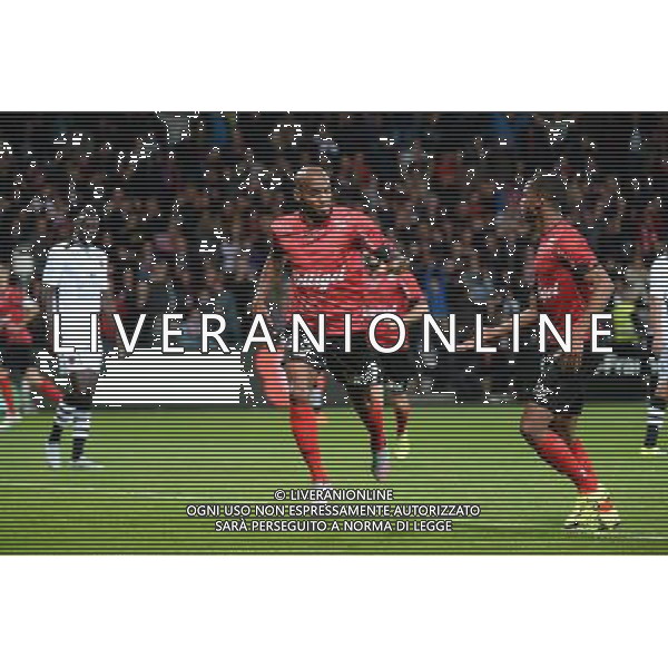 Marcus COCO / Jimmy BRIAND - 19.09.2015 - Guingamp / Gazelec Ajaccio - 6eme journee Ligue 1 Photo : Nolwenn Le Gouic / Icon Sport AG ALDO LIVERANI SAS ONLY ITALY