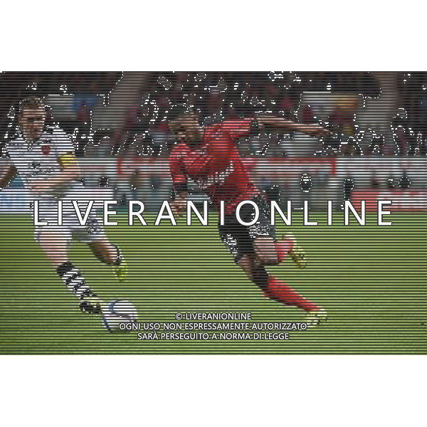 Marcus COCO / David DUCOURTIOUX - 19.09.2015 - Guingamp / Gazelec Ajaccio - 6eme journee Ligue 1 Photo : Nolwenn Le Gouic / Icon Sport AG ALDO LIVERANI SAS ONLY ITALY