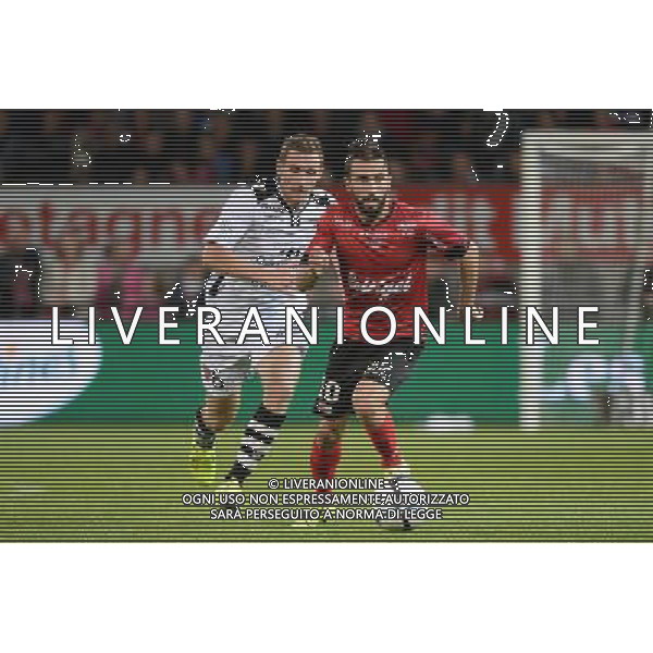 Nicolas BENEZET / David DUCOURTIOUX - 19.09.2015 - Guingamp / Gazelec Ajaccio - 6eme journee Ligue 1 Photo : Nolwenn Le Gouic / Icon Sport AG ALDO LIVERANI SAS ONLY ITALY