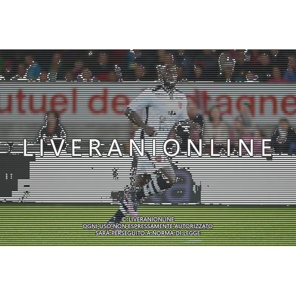 Issiar DIA - 19.09.2015 - Guingamp / Gazelec Ajaccio - 6eme journee Ligue 1 Photo : Nolwenn Le Gouic / Icon Sport AG ALDO LIVERANI SAS ONLY ITALY
