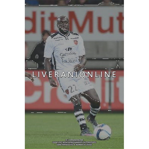 Issiar DIA - 19.09.2015 - Guingamp / Gazelec Ajaccio - 6eme journee Ligue 1 Photo : Nolwenn Le Gouic / Icon Sport AG ALDO LIVERANI SAS ONLY ITALY