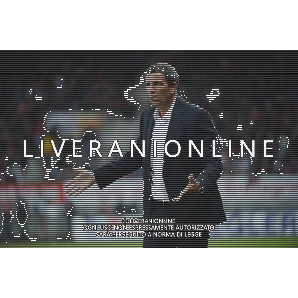 Thierry LAURET - 19.09.2015 - Guingamp / Gazelec Ajaccio - 6eme journee Ligue 1 Photo : Nolwenn Le Gouic / Icon Sport AG ALDO LIVERANI SAS ONLY ITALY