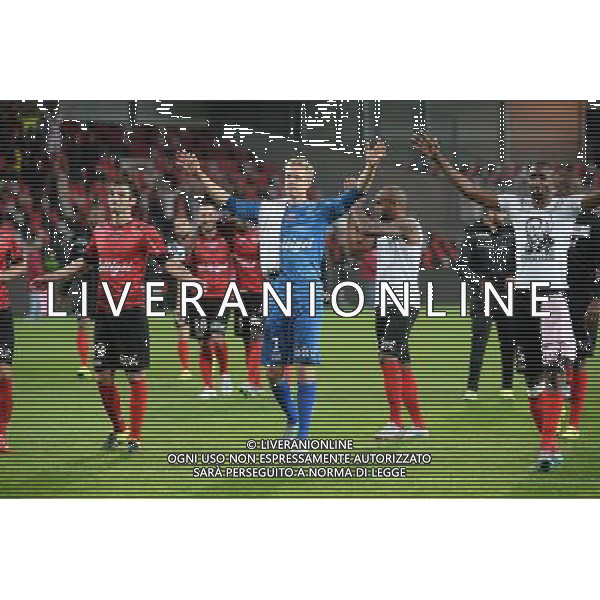 Moustapha Elhadji DIALLO / Jonas LOSSL / Christophe KERBRAT - 19.09.2015 - Guingamp / Gazelec Ajaccio - 6eme journee Ligue 1 Photo : Nolwenn Le Gouic / Icon Sport AG ALDO LIVERANI SAS ONLY ITALY